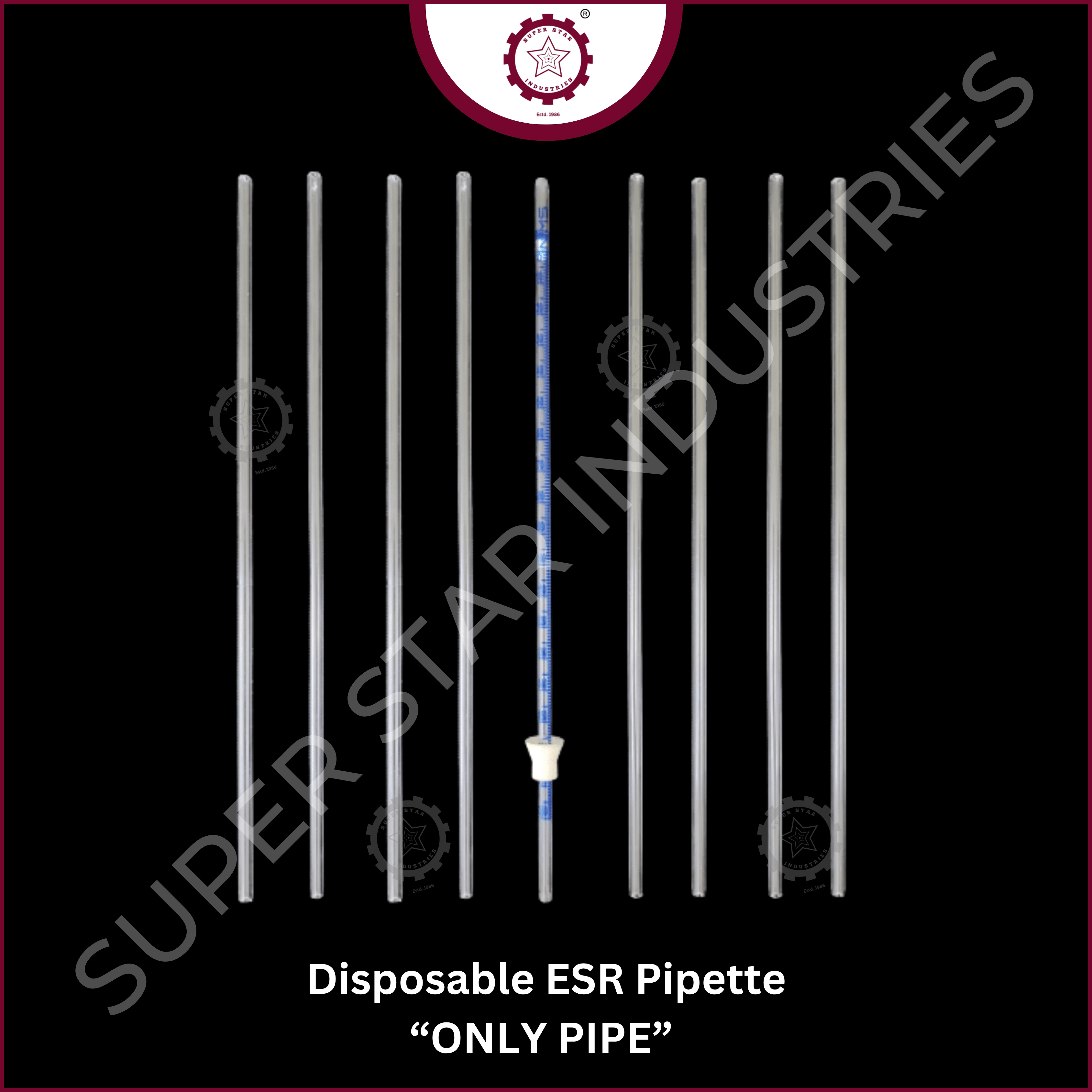 Disposable ESR Pipette